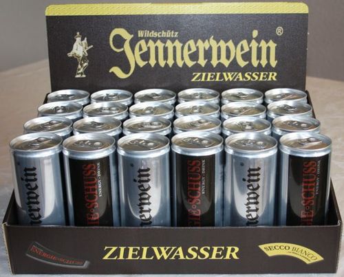 Jennerwein® - ENERGIE-SCHUSS; 24er-Pack Energy-Drink für die bayerischen Berge...
